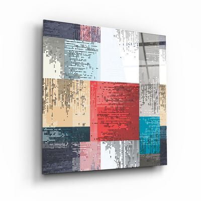 Autres décorations murales - ・"Squares"・Glass Wall Art | Artdesigna Glass Printing Wall Arts. - ARTDESIGNA