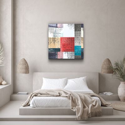 Autres décorations murales - ・"Squares"・Glass Wall Art | Artdesigna Glass Printing Wall Arts. - ARTDESIGNA