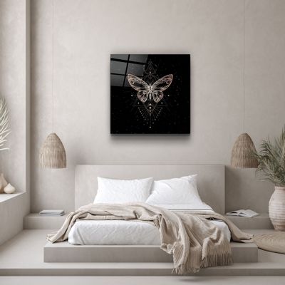 Autres décorations murales - ・"Butterfly Signs"・Glass Wall Art | Artdesigna Glass Printing Wall Arts. - ARTDESIGNA