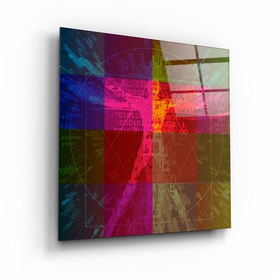 Autres décorations murales - ・"Absctract Colors"・Glass Wall Art | Artdesigna Glass Printing Wall Arts. - ARTDESIGNA