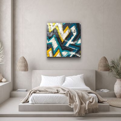 Autres décorations murales - ・"Absctract Colors"・Glass Wall Art | Artdesigna Glass Printing Wall Arts. - ARTDESIGNA