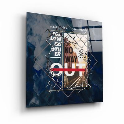 Autres décorations murales - ・"No Way Out"・Glass Wall Art | Artdesigna Glass Printing Wall Arts. - ARTDESIGNA