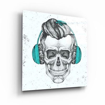 Other wall decoration - ・"Skulla3"・Glass Wall Art | Artdesigna Glass Printing Wall Arts. - ARTDESIGNA