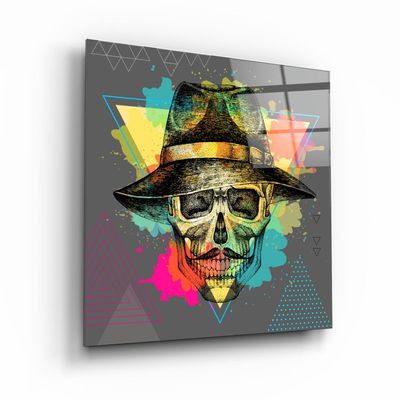Other wall decoration - ・"Skulla4"・Glass Wall Art | Artdesigna Glass Printing Wall Arts. - ARTDESIGNA