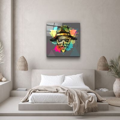 Autres décorations murales - ・"Skulla4"・Glass Wall Art | Artdesigna Glass Printing Wall Arts. - ARTDESIGNA