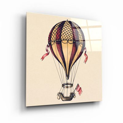 Autres décorations murales - ・"The Baloon"・Glass Wall Art | Artdesigna Glass Printing Wall Arts. - ARTDESIGNA