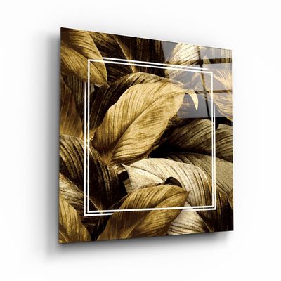 Other wall decoration - ・"Leaves "・Glass Wall Art | Artdesigna Glass Printing Wall Arts. - ARTDESIGNA