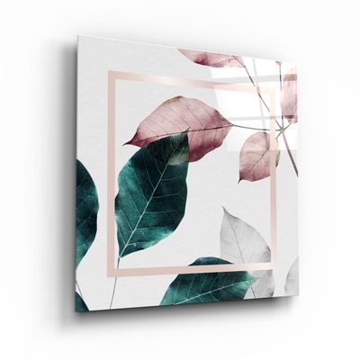 Other wall decoration - ・"Leaves "・Glass Wall Art | Artdesigna Glass Printing Wall Arts. - ARTDESIGNA