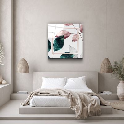 Other wall decoration - ・"Leaves "・Glass Wall Art | Artdesigna Glass Printing Wall Arts. - ARTDESIGNA