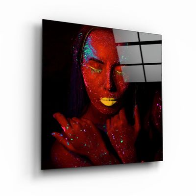 Autres décorations murales - ・"Dreamer Red"・Glass Wall Art | Artdesigna Glass Printing Wall Arts. - ARTDESIGNA