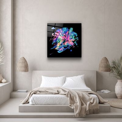 Autres décorations murales - ."Supra Colors - S4". Glass Wall Art | Artdesigna Glass Printing Wall Arts. - ARTDESIGNA