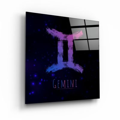 Other wall decoration - ."Zodiac V2 - Gemini". Glass Wall Art | Artdesigna Glass Printing Wall Arts. - ARTDESIGNA
