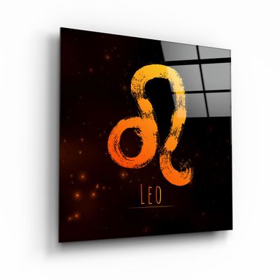 Other wall decoration - ."Zodiac V2 - Leo". Glass Wall Art | Artdesigna Glass Printing Wall Arts. - ARTDESIGNA