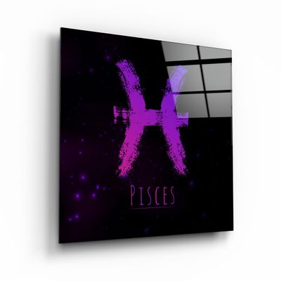 Other wall decoration - ."Zodiac V2 - Pisces". Glass Wall Art | Artdesigna Glass Printing Wall Arts. - ARTDESIGNA