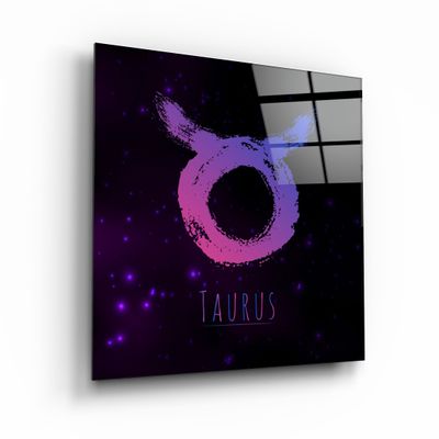 Other wall decoration - ."Zodiac V2 - Taurus". Glass Wall Art | Artdesigna Glass Printing Wall Arts. - ARTDESIGNA