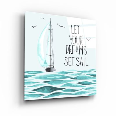 Autres décorations murales - ・"Let Your Dreams"・Glass Wall Art | Artdesigna Glass Printing Wall Arts. - ARTDESIGNA