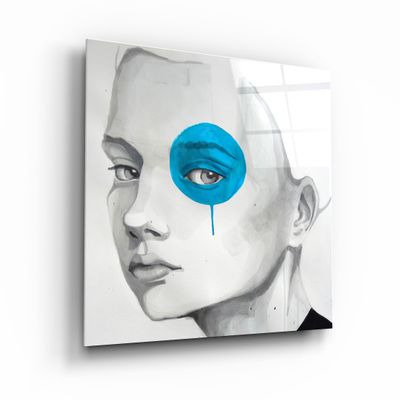 Autres décorations murales - ・"Blue Eye"・Glass Wall Art | Artdesigna Glass Printing Wall Arts. - ARTDESIGNA