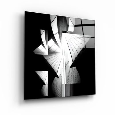 Autres décorations murales - ・"Abstract Building View"・Glass Wall Art | Artdesigna Glass Printing Wall Arts. - ARTDESIGNA