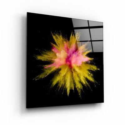 Autres décorations murales - ・"Colorful Explosion V2"・Glass Wall Art | Artdesigna Glass Printing Wall Arts. - ARTDESIGNA