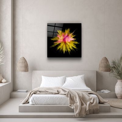 Other wall decoration - ・"Colorful Explosion V2"・Glass Wall Art | Artdesigna Glass Printing Wall Arts. - ARTDESIGNA