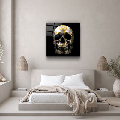 Other wall decoration - ・"Abstract Skull"・Glass Wall Art | Artdesigna Glass Printing Wall Arts. - ARTDESIGNA