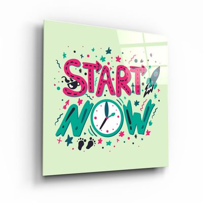 Autres décorations murales - ・"Start Now"・Glass Wall Art | Artdesigna Glass Printing Wall Arts. - ARTDESIGNA