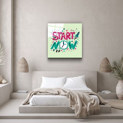Autres décorations murales - ・"Start Now"・Glass Wall Art | Artdesigna Glass Printing Wall Arts. - ARTDESIGNA