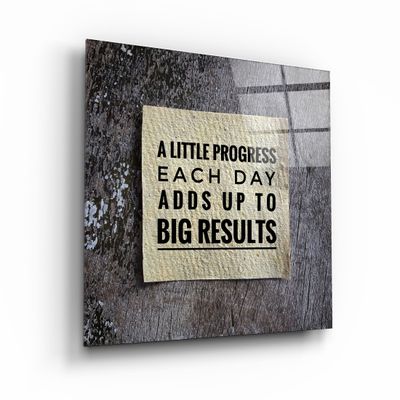 Autres décorations murales - ・"Big Results"・Glass Wall Art | Artdesigna Glass Printing Wall Arts. - ARTDESIGNA