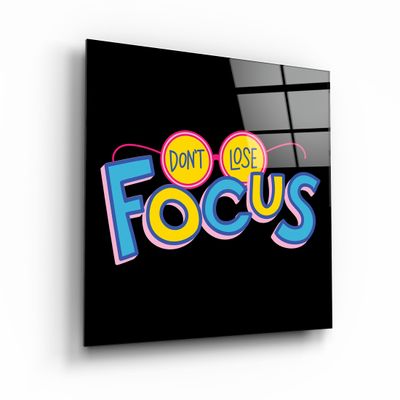 Other wall decoration - ・"Don't Lose Focus"・Glass Wall Art | Artdesigna Glass Printing Wall Arts. - ARTDESIGNA