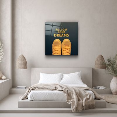 Other wall decoration - ・"Follow Your Dreams"・Glass Wall Art | Artdesigna Glass Printing Wall Arts. - ARTDESIGNA