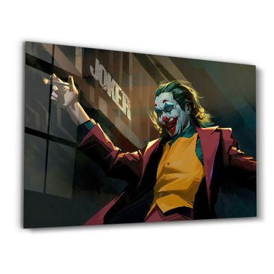 Autres décorations murales - Abstract Joker | Glass Wall Art - ARTDESIGNA