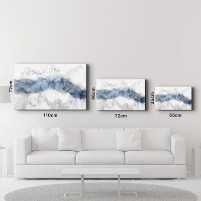 Autres décorations murales - Abstract Flying Birds | Glass Wall Art - ARTDESIGNA