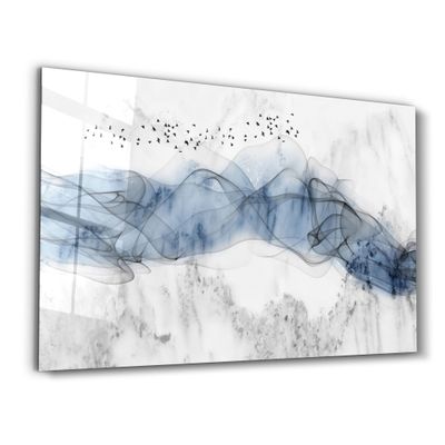 Other wall decoration - Abstract Flying Birds | Glass Wall Art - ARTDESIGNA