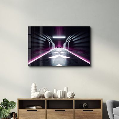 Other wall decoration - Mystic Purple Gate | Glass Wall Art - ARTDESIGNA