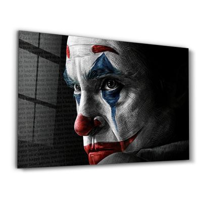 Autres décorations murales - Joker Face | Glass Wall Art - ARTDESIGNA