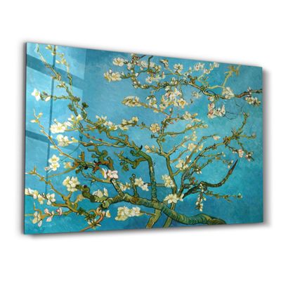 Other wall decoration - Abstract Flowers 5 | Glass Wall Art - ARTDESIGNA