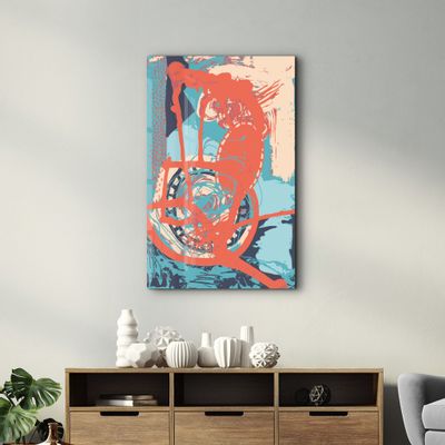 Other wall decoration - Abstract Shapes V2 1 | Glass Wall Art - ARTDESIGNA