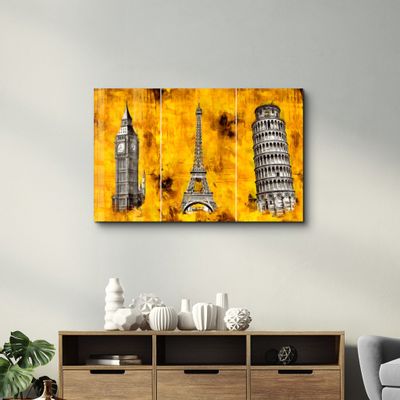 Other wall decoration - Abstract Historical Buildings | Glass Wall Art - ARTDESIGNA