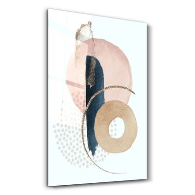 Autres décorations murales - Abstract Shapes V6 2 | Glass Wall Art - ARTDESIGNA