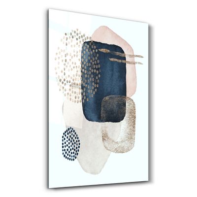 Other wall decoration - Abstract Shapes V7 | Glass Wall Art - ARTDESIGNA
