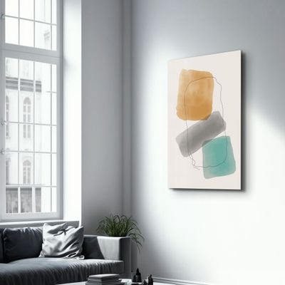 Other wall decoration - Abstract Shapes V13 | Glass Wall Art - ARTDESIGNA
