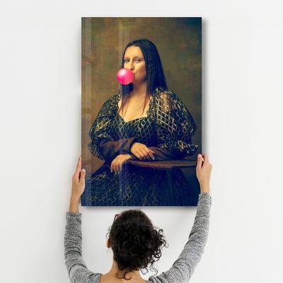 Other wall decoration - Pink Gum | Glass Wall Art - ARTDESIGNA