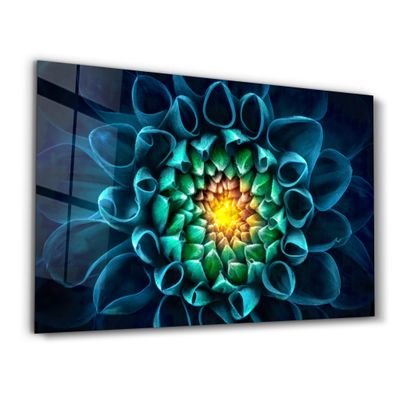 Other wall decoration - Sun Inside the Flower | Glass Wall Art - ARTDESIGNA