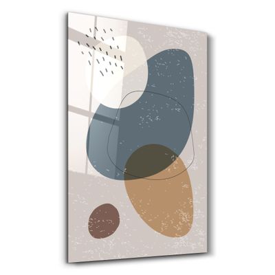 Other wall decoration - Abstract Shapes V11 | Glass Wall Art - ARTDESIGNA