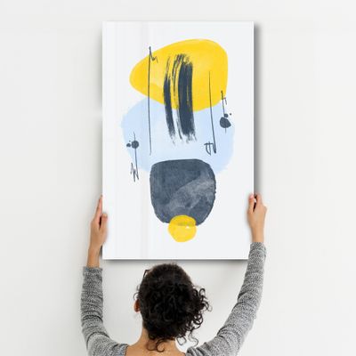 Autres décorations murales - Abstract Shapes V2 | Glass Wall Art - ARTDESIGNA