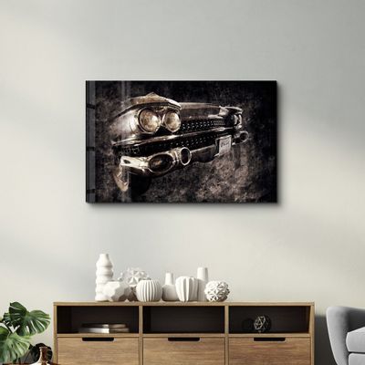 Autres décorations murales - Face Of The Classic | Glass Wall Art - ARTDESIGNA