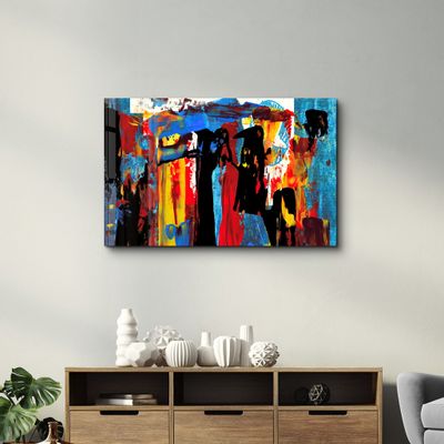 Other wall decoration - African Abstract | Glass Wall Art - ARTDESIGNA