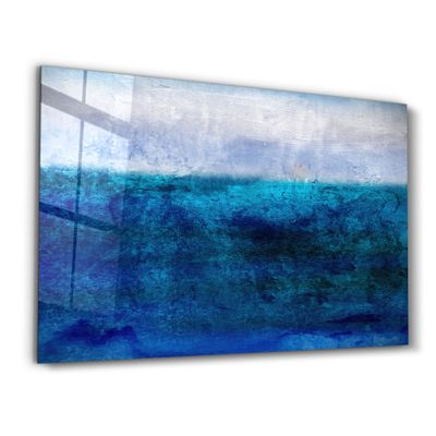 Other wall decoration - Blue Gradient | Glass Wall Art - ARTDESIGNA