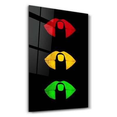 Other wall decoration - Shush In Colors | Glass Wall Art - ARTDESIGNA