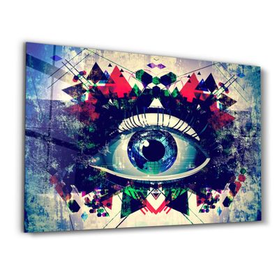 Autres décorations murales - Modern Eye | Glass Wall Art - ARTDESIGNA